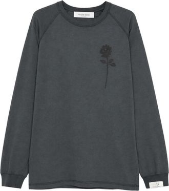 Golden Goose Dark Grey Printed T-Shirt
