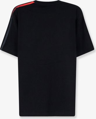 adidas Mens T-Shirt Y-3 Gradient Cotton Black T-Shirts And Polos