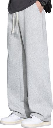 Generic SHAGGA Mens Jogger Track Bottoms Sweatpants Straight Open Hem Pants Elastic Waistband with Pockets Running,Jogging,Yoga (UK, Alpha, XXL, Regular, Regu