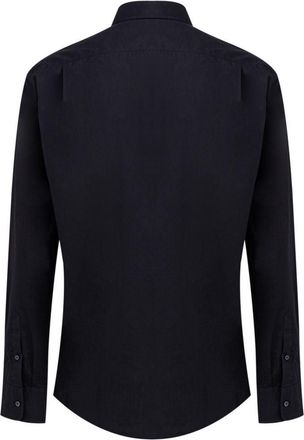 Dolce & Gabbana Mens Navy Blue Cotton Dress Shirt