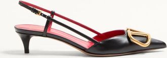 Valentino Garavani VLogo Signature Calfskin Slingback Pump 40Mm Wo