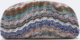 Missoni Wave Large knitted clutch