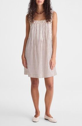 Madewell The Sophie Cotton Voile Minidress in Vintage Ivory at Nordstrom, Size Xx-Large