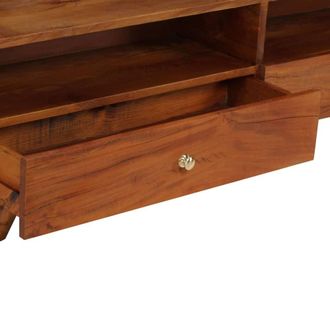 Berkfield Home TV Cabinet Solid Reclaimed Wood 140x30x40 cm in Brown | Size: 140 x 30 x 40 cm