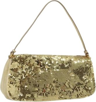 Miu Miu Borsa a tracolla in camoscio Pre-owned - - Pre-owned - Donna - Giallo - ONE SIZE
