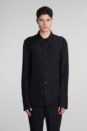 SAPIO Camicia N16 in cupro nero