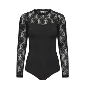 Ichi Ichi, Dames, Tops, Zwart, Maat: XS Katoen