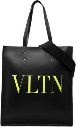 Valentino Pre-owned Vltn Satchel - Dames - Vintage Shopper - Zwart - ONE Size - Leer - Vintage