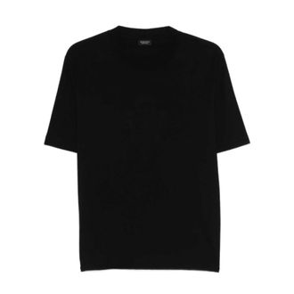 Gucci T-Shirts, male, Black, Size: L Crew-neck T-shirt