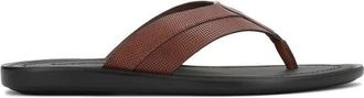 Kazar Leren Slippers - Heren - Slippers - Bruin - 46 EU - Leer - Schoenen