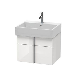 Duravit Duravit Vero Air Mueble De Pared 58,4 X 43,1 Cm, 1 Caj&oacute;n, 1 Extra&iacute;ble, Para Vero Air 235060, Color (frente/cuerpo): Roble Oscuro Cepillado Chapa De Ma
