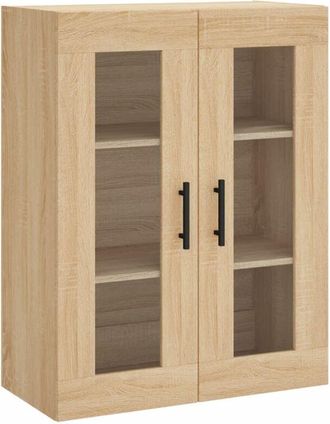 vidaXL Wall Mounted Cabinet Sonoma Oak 69.5x34x90 cm Vidaxl