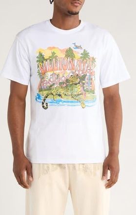 Billionaire Boys Club BB Leopard Graphic T-Shirt in White at Nordstrom Rack, Size X-Large