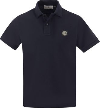 Stone Island Slim Cotton Polo Shirt