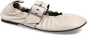 Alohas Sarea Mary Jane Ballet Flat in Cream at Nordstrom, Size 42