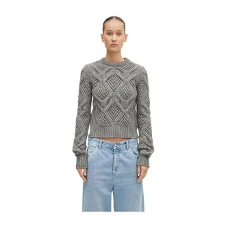 Sportmax Dames, Truien, Grijs, Maat: XS