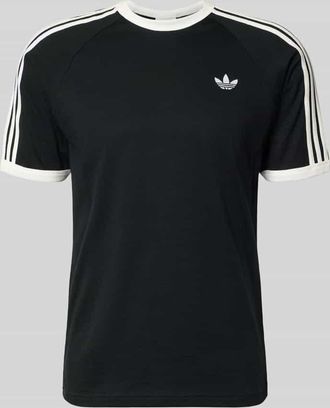 adidas Originals T-Shirt mit Label-Stitching in Black, Gr&ouml;&szlig;e XXL