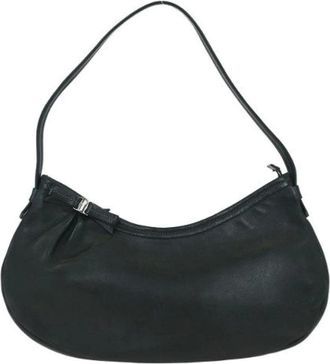 Ferragamo Pre-owned Shoulder Bags, female, Black, Size: ONE SIZE Pre-owned Shoulder Bag