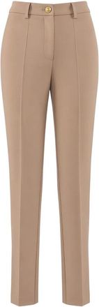 Nenette New York Slim-fit Broeken - Dames - Slim Fit Broeken - Beige - XS - Polyester - Broeken