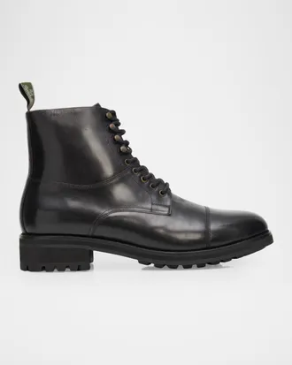 Ralph Lauren Bryson Leather Combat Boots