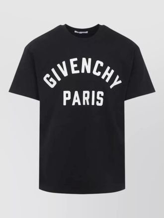 Givenchy regular fit cotton crew neck t shirt