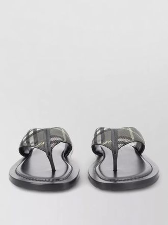 Burberry check sandals