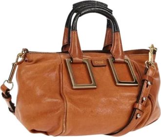 Chlo&eacute; Pre-owned Handtas - Dames - Vintage Handtas - Bruin - ONE Size - Leer - Vintage