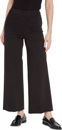 Lyss&eacute; Erin Wide Leg Denim In Black