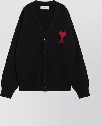 Ami wool cardigan