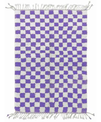 AFK Living Alfombra bereber marroqu&iacute; de pura lana 151 x 246 cm