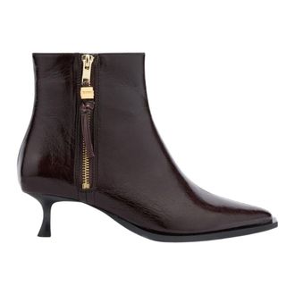 Ganni Ana Laarzen - Dames - Schoenen - Bruin - Maat: 38 EU Viscose