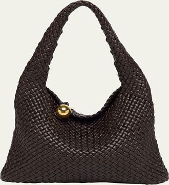 Bottega Veneta Tosca Intreccio Leather Shoulder Bag