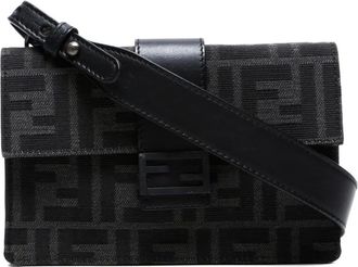 Fendi Marsupio Zucca Canvas anni 2000-2010 - Nero