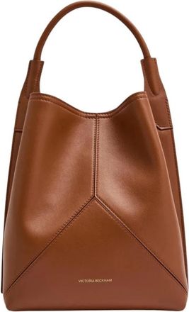 Victoria Beckham Victoria Bucket - Dames - Schoudertassen - Bruin - ONE Size - Leer - Tassen