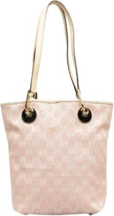 Gucci Pre-owned Tote Bags, female, Pink, Size: ONE SIZE Pre-owned Tote Bag
