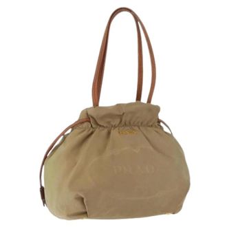 Prada Bolso Tote Vintage Pre-owned - Pre-owned - Mujer - Beige - ONE SIZE