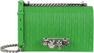 Alexander McQueen Alexander Mcqueen Small Jeweled Leather Shoulder Bag