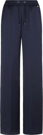 Herno Blauwe Stijlvolle Broek - Dames - Straight fit broeken - Blauw - M - Broeken