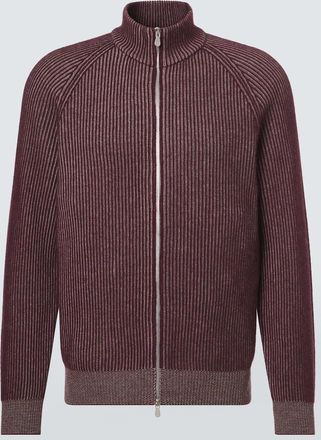 Brunello Cucinelli Cardigan in cashmere a coste