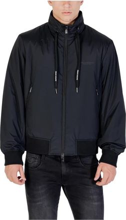 A|X Armani Exchange Iconische Blouson-jas voor mannen - Heren - Winterjassen - Zwart - XL - Jassen