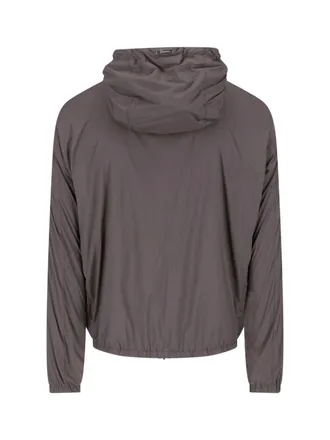 Herno Lightweight Hooded Jacket - Brown