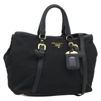 Prada Pre-owned Vintage Hand Bag - Dames - Vintage Handtas - Zwart - ONE Size - Leer - Vintage