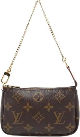 Louis Vuitton Pre-owned Mini Pochette Accessoires - - Pre-owned - Donna - Marrone - ONE SIZE