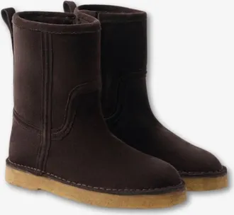 SOEUR Womens Texas Suede Boot In Marron
