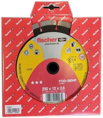 Fischer Disco Diamante Fcd-sehp 230x12x2,6