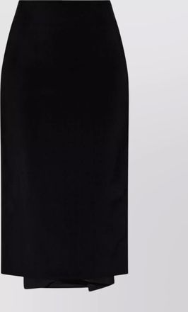 Jacquemus draped midi straight skirt
