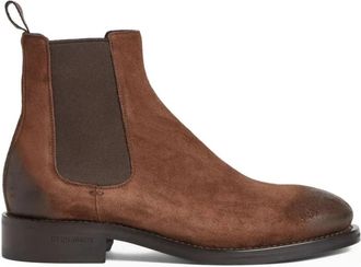 Dsquared2 Bruine leren sneakers - Heren - Chelseaboots - Bruin - 41 EU - Leer - Schoenen