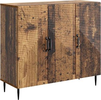 vidaXL Aparador Madera Envejecida 89 X 34,5 X 80 Cm Vidaxl