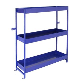 MonsterShop Monster Racking Lightning Metal Van Shelving Unit in Blue