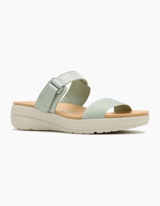 Hush Puppies Womens Breathe Womens Slide Sandals - Tan - Size: 4